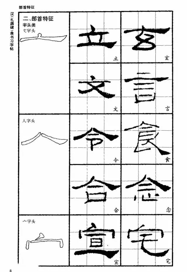 书法教材《汉礼器碑隶书习字帖》