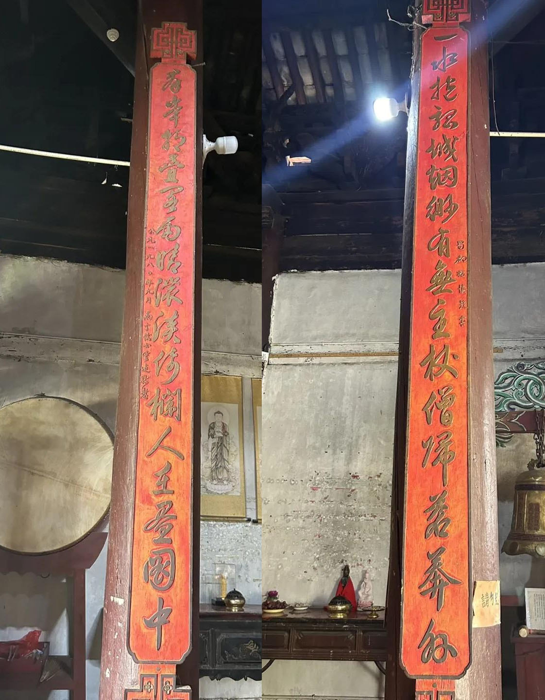 楹联欣赏:一水抱孤城烟渺有无主杖僧归苍莽外,群山朝叠阁雨晴浓淡倚栏人在画图中