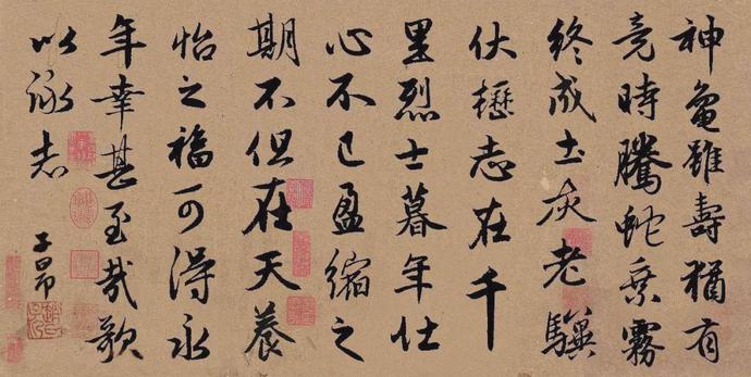 赵孟頫行书《龟虽寿》集字赏析